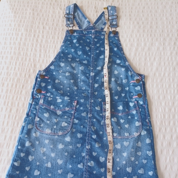 Hatley Jean Overall Dress -Size 8 - Picture 3 of 5